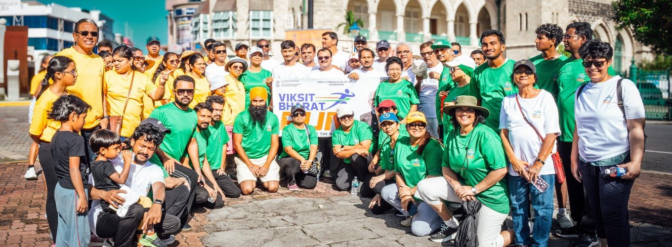 Viksit Bharat Run in Barbados 2025